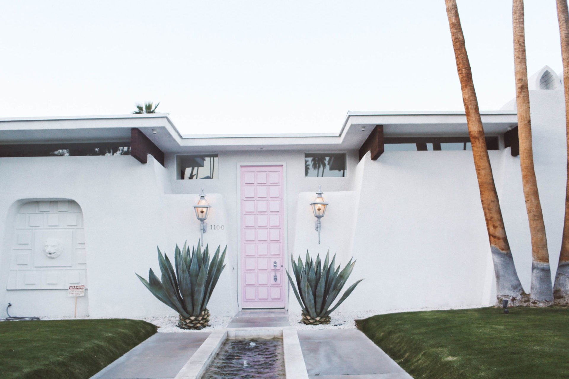 Self Guided Palm Springs Door Tour That Pink Door More